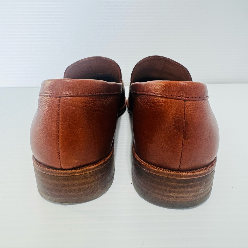Madewell Frances Brown Leather Loafers Size 7 1/2 - Picture 10 of 14